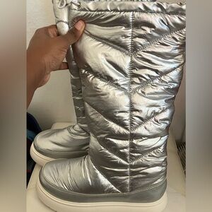 Forever 21 silver boots